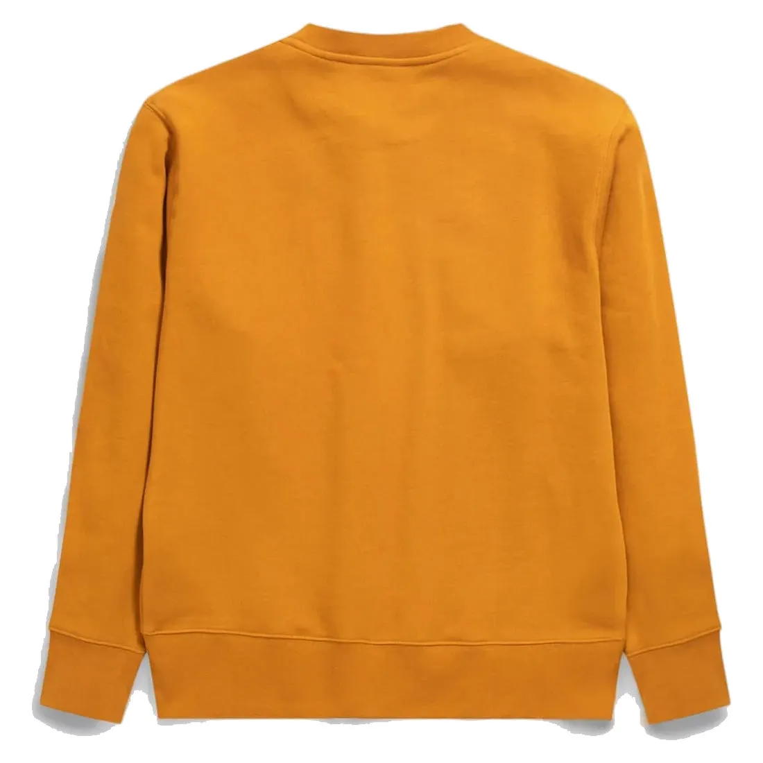 Norse Projects Arne Logo Sweat Turmeric Yellow