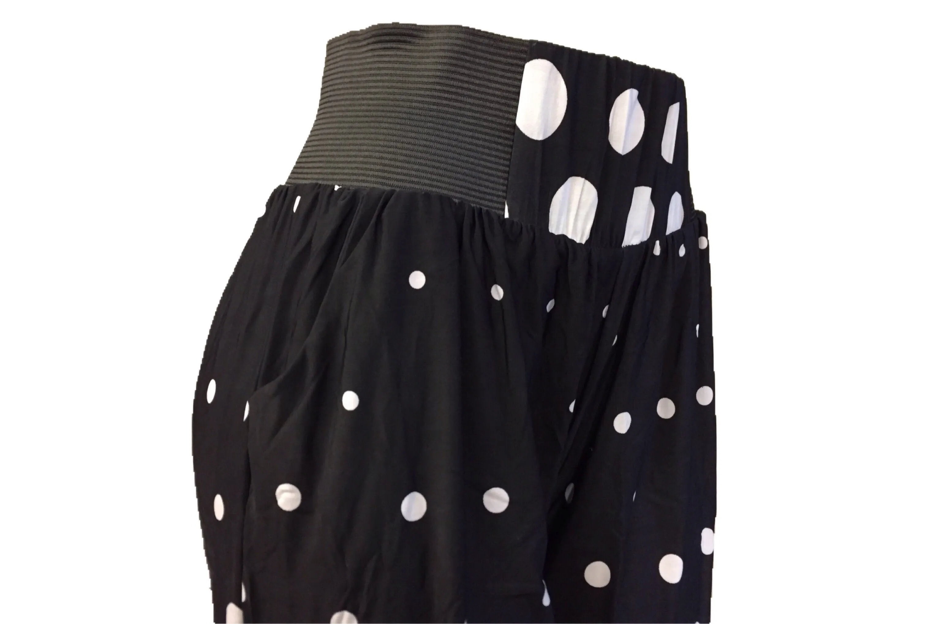 Polka Dot Relaxed Fit Fashion Pants