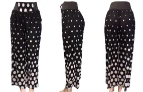 Polka Dot Relaxed Fit Fashion Pants