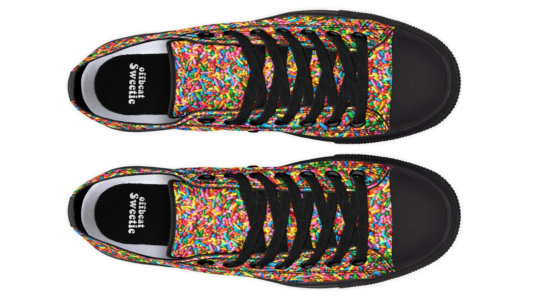 Rainbow Sprinkles Low Tops