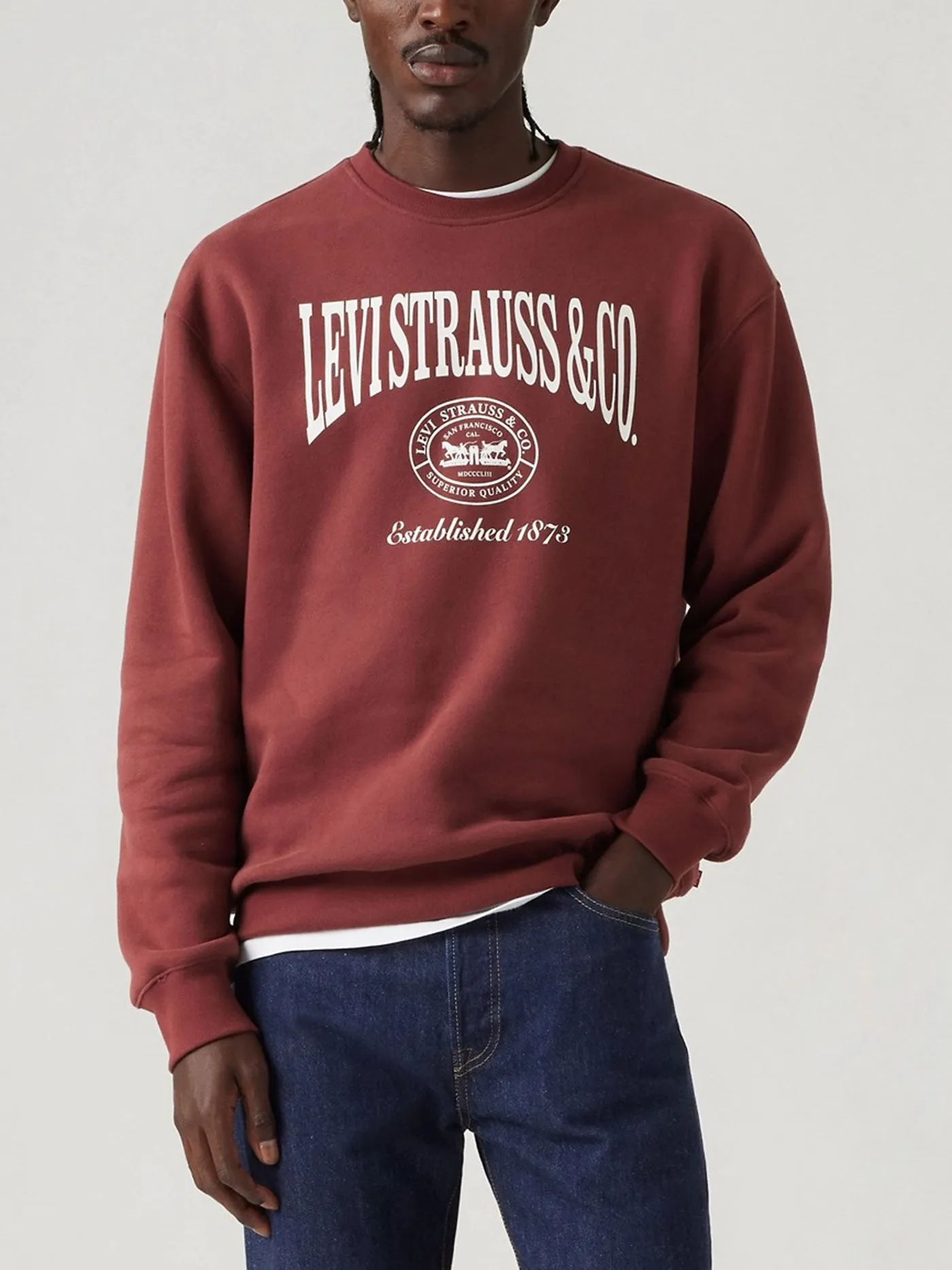 Relaxed Graphic Andorra Crewneck Sweatshirt