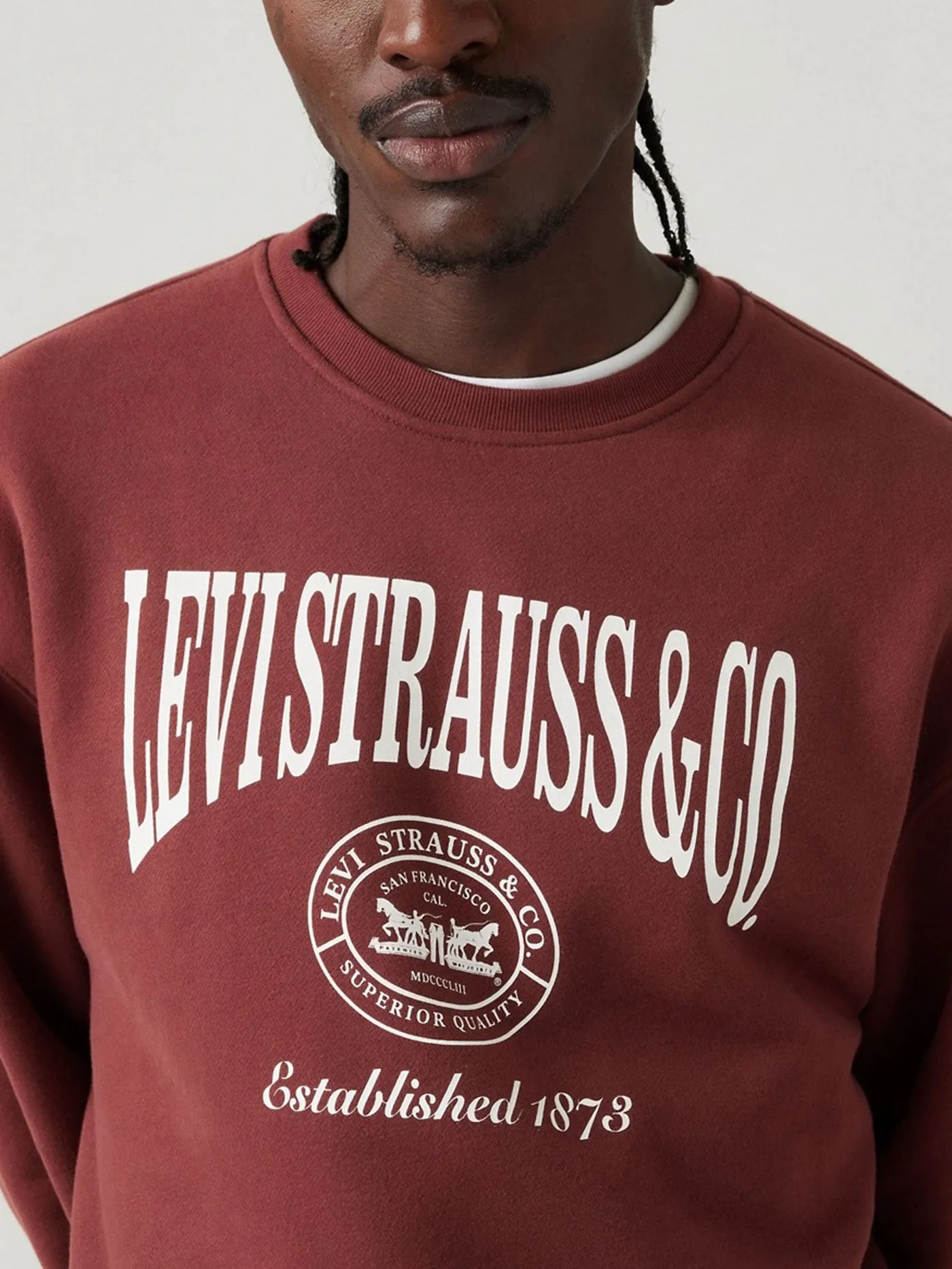 Relaxed Graphic Andorra Crewneck Sweatshirt