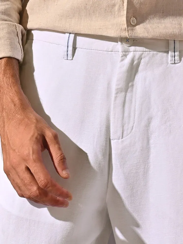 Relaxed Linen Pants - Coast