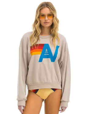 Relaxed Logo Crew Sweatshirt, Sand