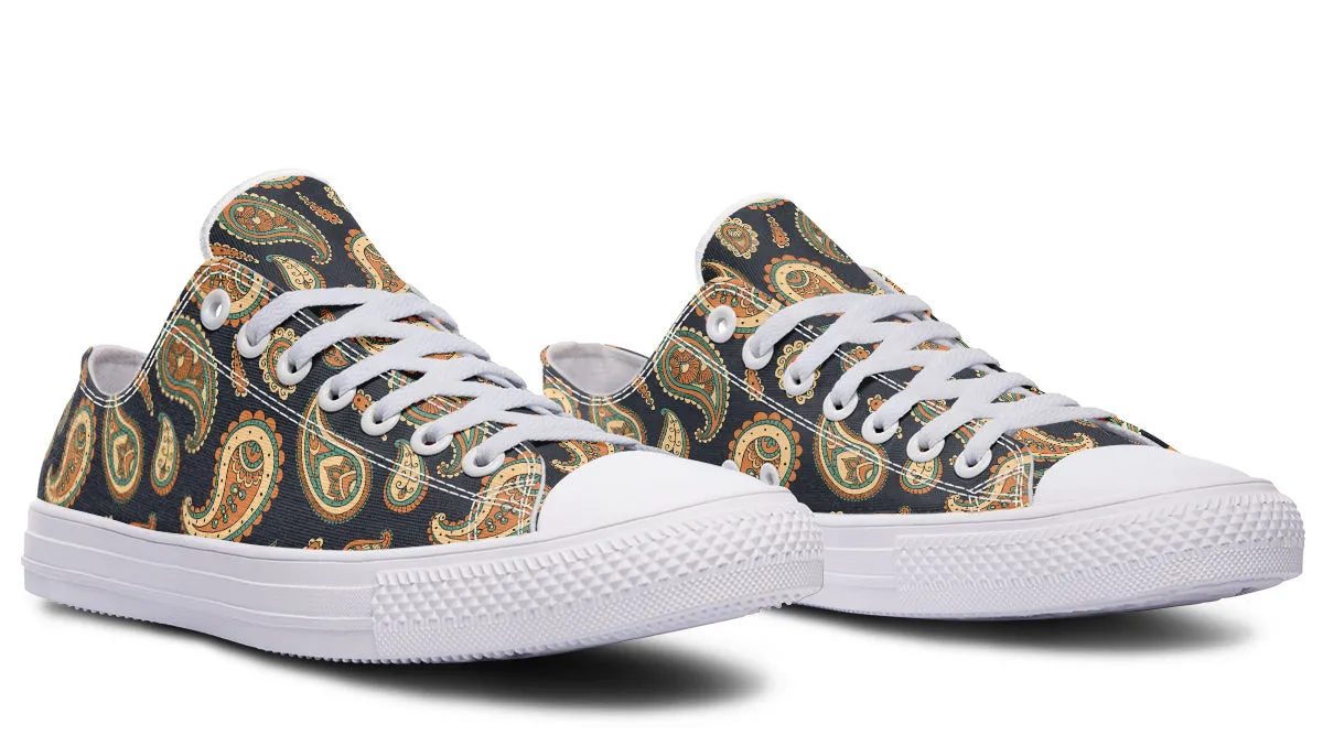 Retro Paisley Low Tops