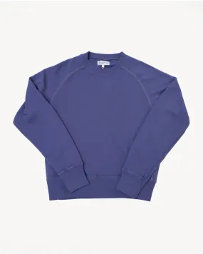 RGSW01.504 - 10.6oz Organic Cotton Sweatshirt Relaxed Fit - Purple Blue