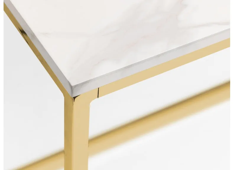 Scala White & Gold Coffee Table