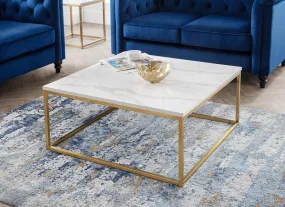 Scala White & Gold Coffee Table