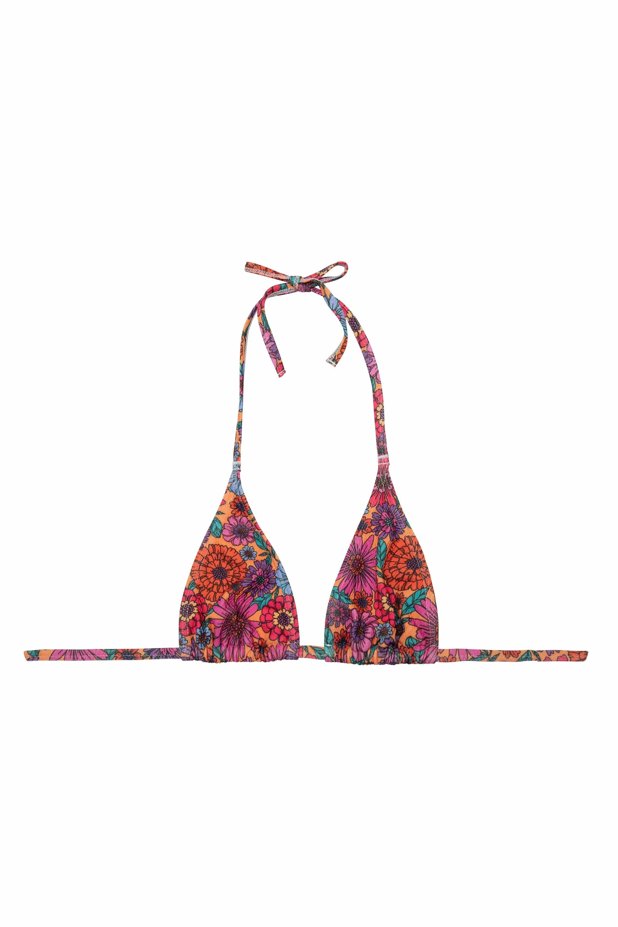 Scarlett Floral Triangle Bikini Top