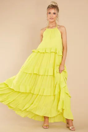 Sun Gazer Lemonade Yellow Maxi Dress