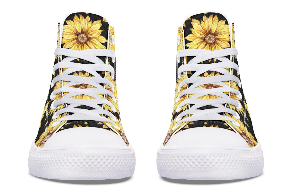 Sunflowers High Tops