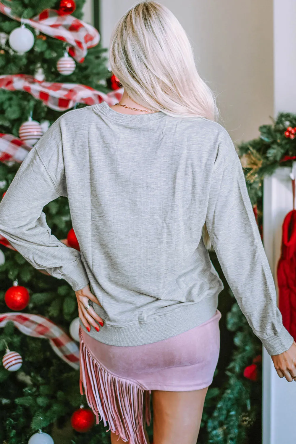 Tis The Season Graphic Christmas Sweatshirt