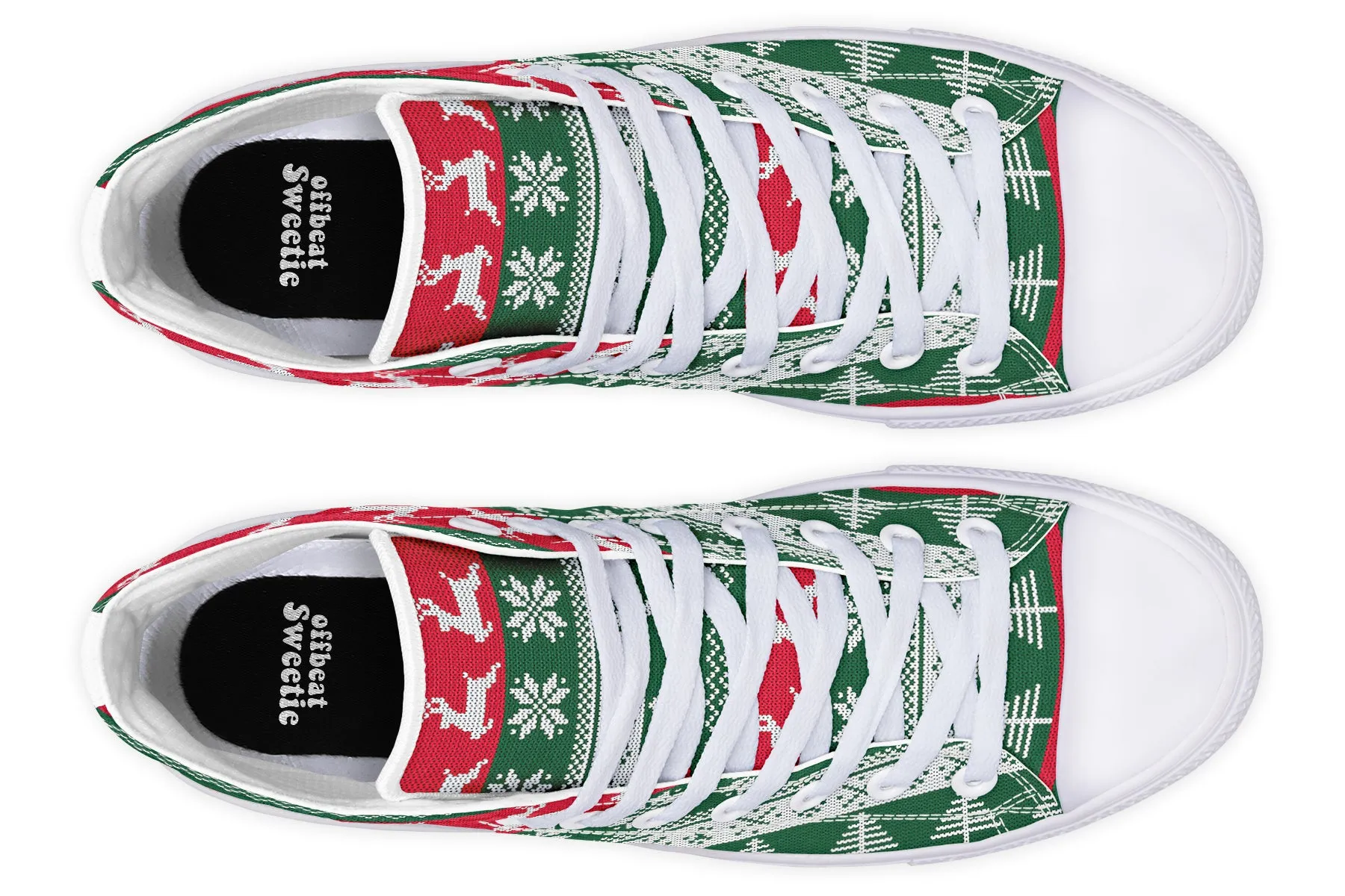 Ugly Christmas High Tops