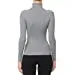 Women's Turtleneck Long Sleeve Ribbed Sweater Top